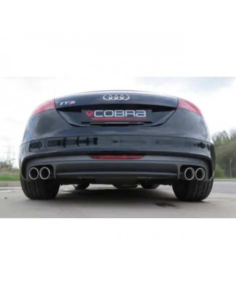 Audi TTS 2.0 TTS (Mk2) (Quattro) Coupe 08-14 Cobra Sport Turbo Back Package with De-Cat (Resonated) Audi TTS 2.0 TTS (Mk2) (Quattro) Coupe 08-14 Cobra Sport Turbo Back Package with De-Cat (Resonated)
